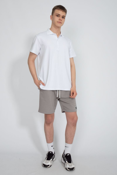 Премиальная футболка поло мужская из хлопка с боковыми разрезами Kivviwear 3010.02 - фото 3