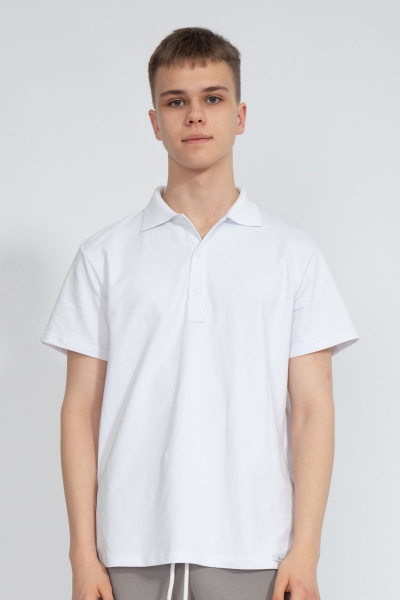 Премиальная футболка поло мужская из хлопка с боковыми разрезами Kivviwear 3010.02 - фото 1