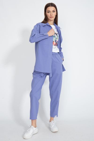 Брюки спортивные, свободные из джинса и хлопка Kivviwear 4101.11 - фото 8