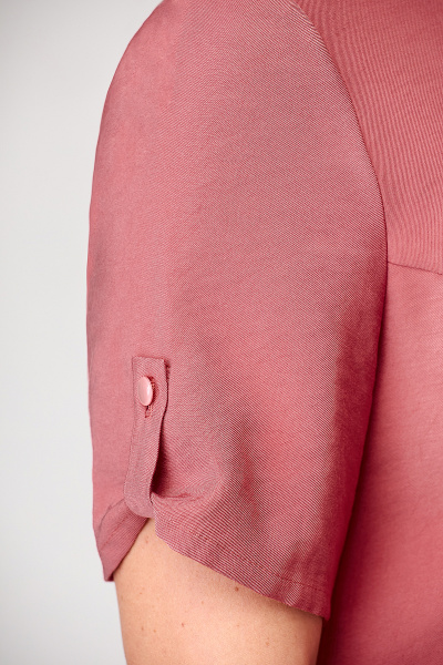 Платье на каждый день А-силуэта с вышивкой, разрезами и карманами Algranda А3877-3 - фото 4