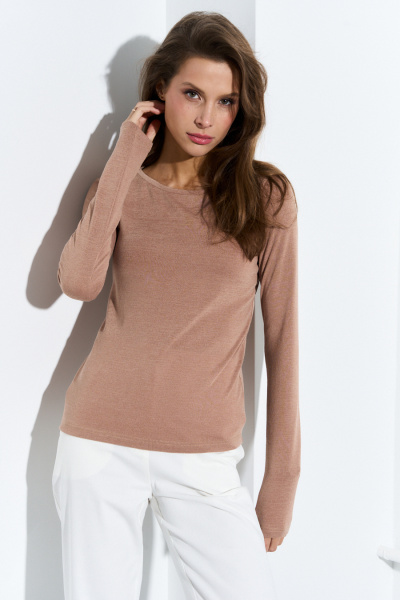 Джемпер Luitui R5046 карамельный - фото 1