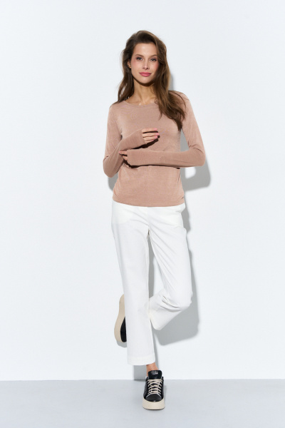 Джемпер Luitui R5046 карамельный - фото 3