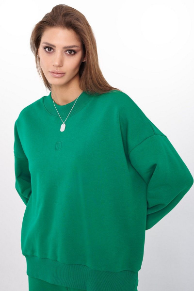 Костюм из трикотажа с оверсайз свитшотом и брюками GO F3026/23-02.170-176 - фото 3
