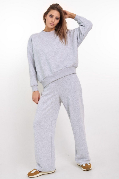 Спортивный костюм из трикотажа с оверсайз свитшотом GO F3026/50-04.170-176 - фото 1