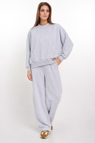 Спортивный костюм из трикотажа с оверсайз свитшотом GO F3026/50-04.170-176 - фото 4