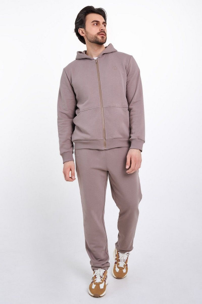 Мужской спортивный костюм из трикотажа с капюшоном GO M3033/04-03.182-188 - фото 1