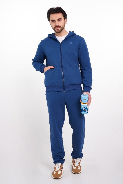 Мужской спортивный костюм из трикотажа с капюшоном GO M3033/20-01.176-182 - фото 1