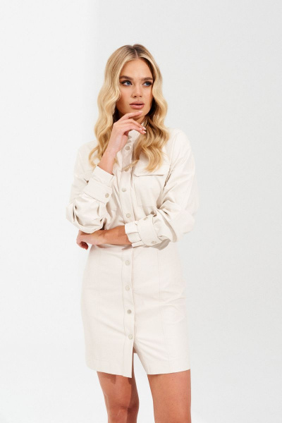 Платье Prestige 4684 молоко - фото 4