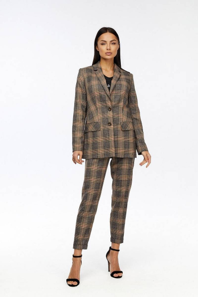 Женский oversize рубашка из хлопка, демисезон, черная Gold Style 2529-1 - фото 4