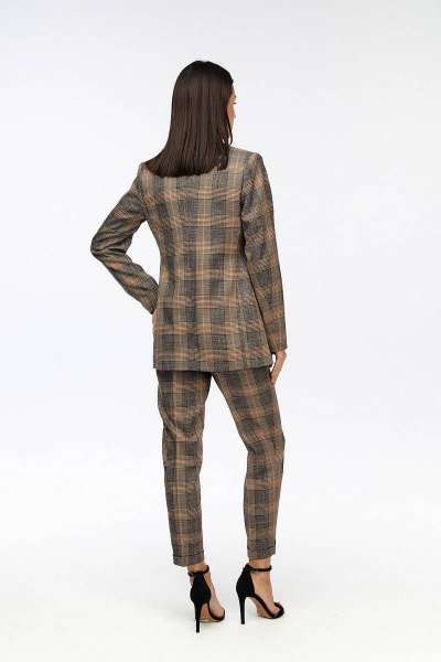 Женский oversize рубашка из хлопка, демисезон, черная Gold Style 2529-1 - фото 3