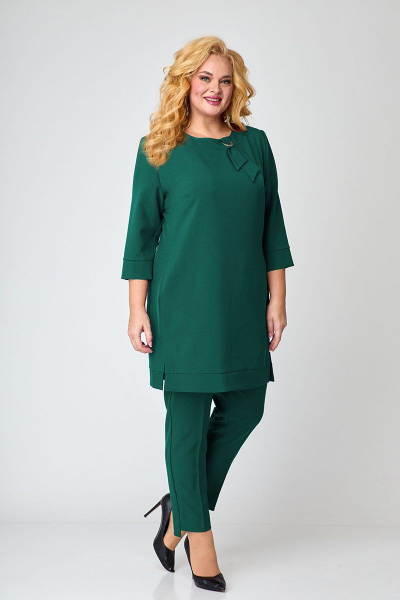 Брюки, туника БАГРЯНИЦА 3116 зеленый - фото 1