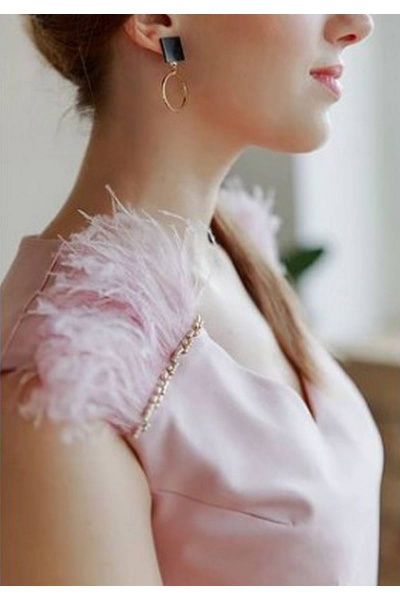 Платье футляр без рукава с кружевной отделкой S. Veles 3-132 - фото 2