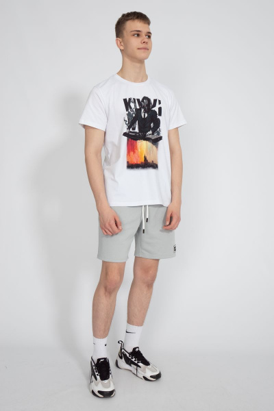 Футболка мужская летняя из хлопка на каждый день Kivviwear 1010.17 - фото 3