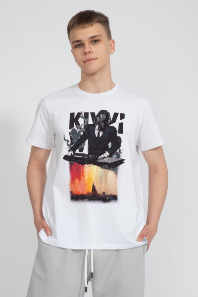 Футболка мужская летняя из хлопка на каждый день Kivviwear 1010.17 - фото 2