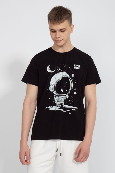 Футболка мужская летняя из хлопка на каждый день Kivviwear 1010.21 - фото 1