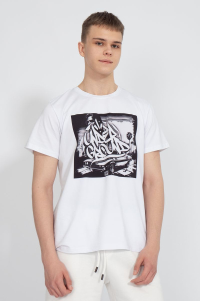 Футболка мужская летняя из хлопка на каждый день Kivviwear 1010.24 - фото 1