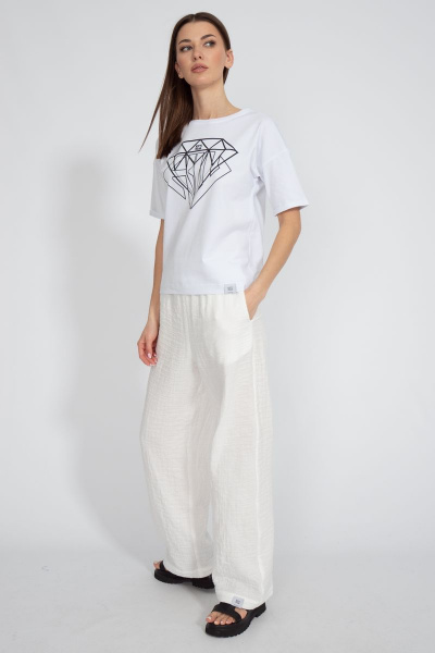 Футболка на каждый день из хлопка с длинным рукавом Kivviwear 4026.112 - фото 9