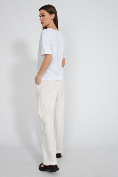 Футболка на каждый день из хлопка с длинным рукавом Kivviwear 4026.112 - фото 8