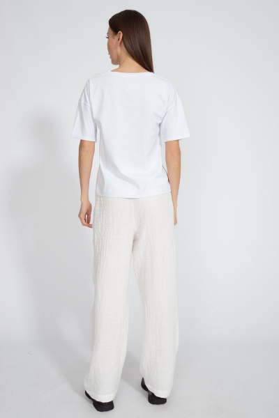 Футболка на каждый день из хлопка с длинным рукавом Kivviwear 4026.112 - фото 7