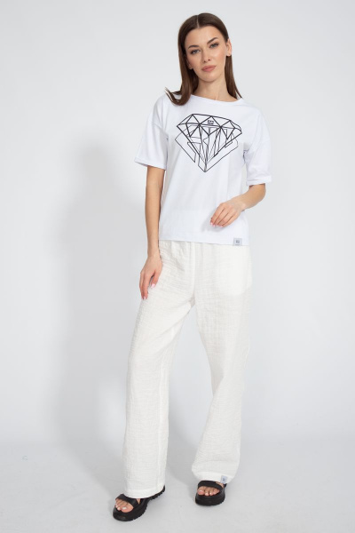 Футболка на каждый день из хлопка с длинным рукавом Kivviwear 4026.112 - фото 5