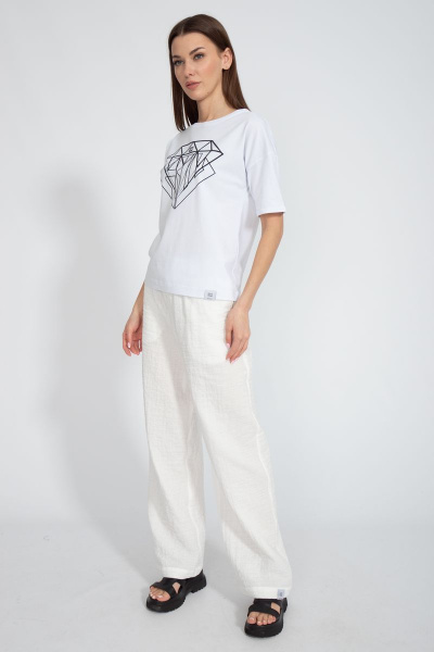 Футболка на каждый день из хлопка с длинным рукавом Kivviwear 4026.112 - фото 4