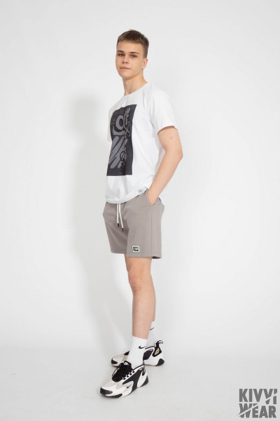 Футболка мужская летняя из хлопка на каждый день Kivviwear 1010.27 - фото 4