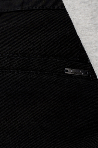 Черные брюки с высокой посадкой из хлопка для casual образов Панда 106060w черный - фото 5