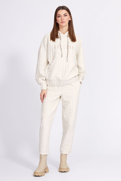 Брюки EOLA 2372 молочный - фото 4