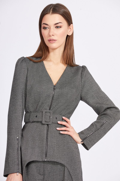 Жакет EOLA 2379 серый - фото 13
