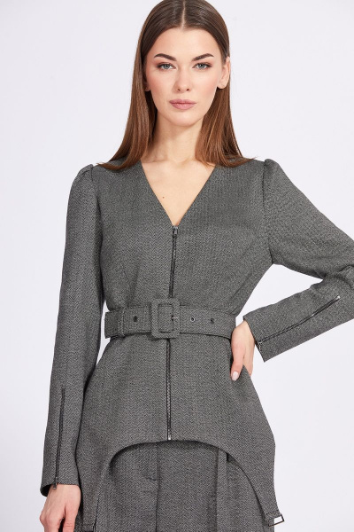 Жакет EOLA 2379 серый - фото 12