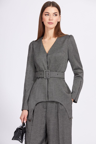 Жакет EOLA 2379 серый - фото 11