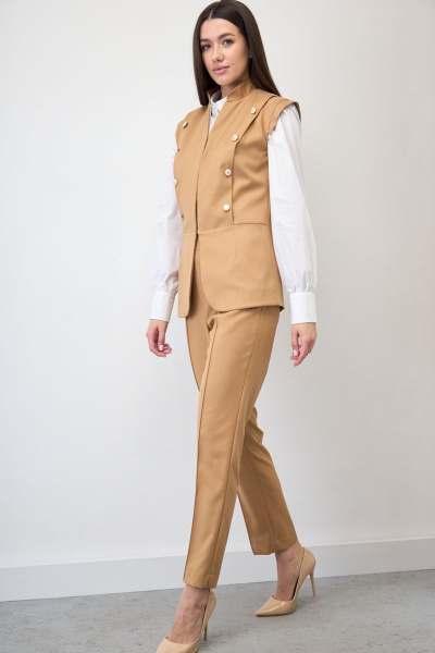 Блуза, брюки, жилет Ларс Стиль 734/1 - фото 1