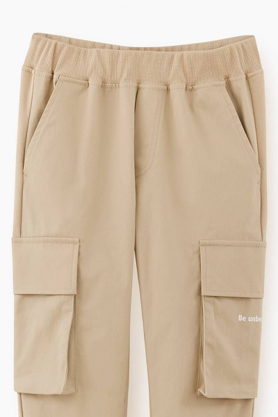 Брюки-джоггеры из твила с ношными манжетами Bell Bimbo 231151 св.бежевый - фото 2