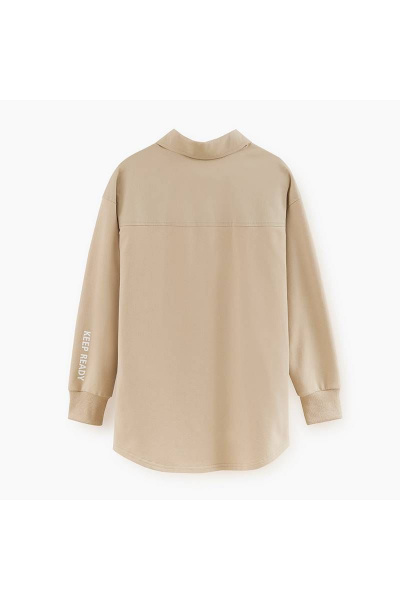 Демисезонный бежевый жакет-рубашка для мальчика Bell Bimbo 231148 св.бежевый - фото 5