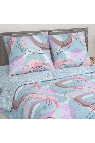 2-спальный комплект из бязи с узорами и карманами АРТПОСТЕЛЬ 500 вальс - фото 2