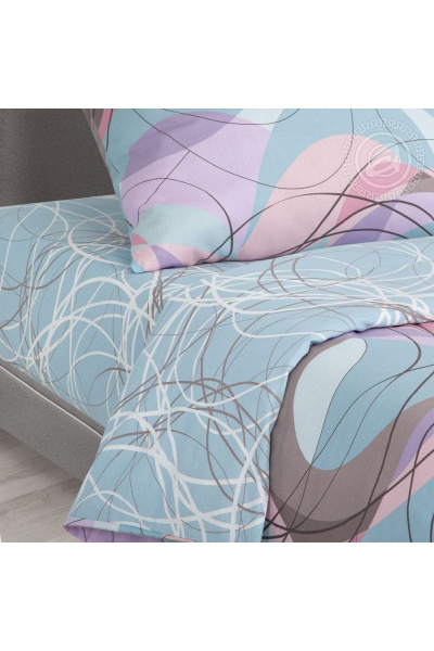 Премиум комплект постельных принадлежностей из бязи евро АРТПОСТЕЛЬ 514 вальс - фото 6