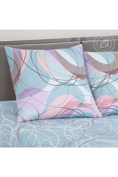 Премиум комплект постельных принадлежностей из бязи евро АРТПОСТЕЛЬ 514 вальс - фото 5