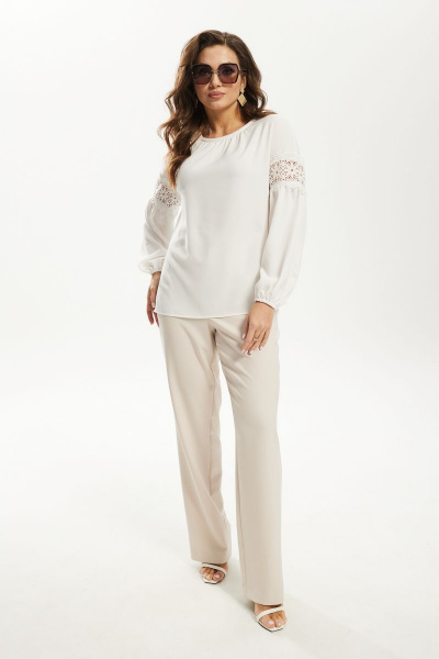 Блуза MALI 623-016 белый - фото 2