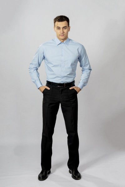 Рубашка Nadex 01-047312/204-23.182-188 голубой - фото 1