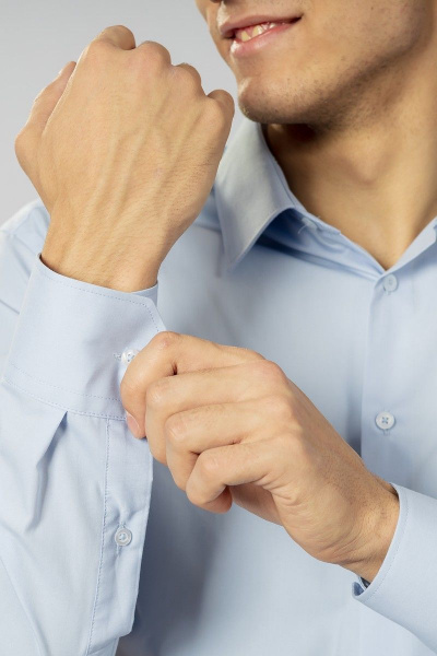 Рубашка Nadex 01-047411/204-23.182-188 голубой_звезды - фото 4