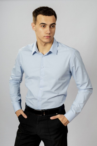 Рубашка Nadex 01-047411/204-23.182-188 голубой_звезды - фото 3