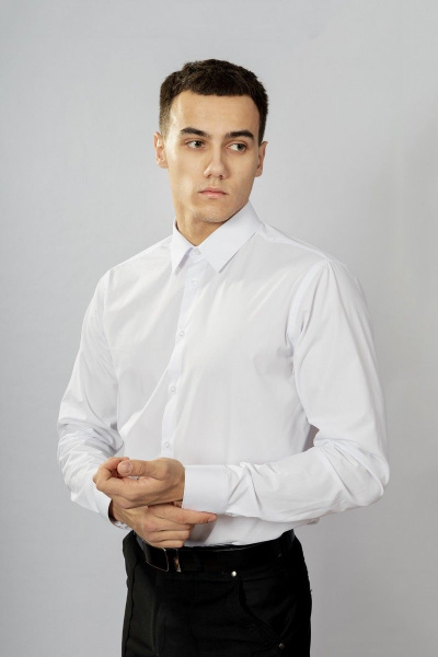 Рубашка Nadex 01-048612/104-23.182-188 белый - фото 4