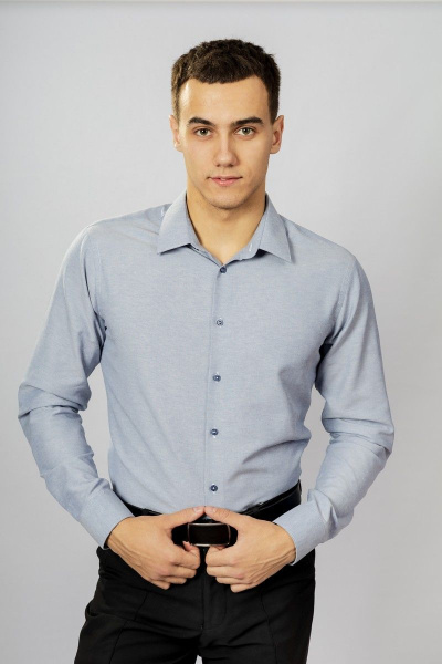 Рубашка Nadex 01-048612/203-22.170-176 темно-синий_оксфорд - фото 1