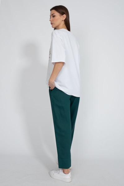 Футболка на каждый день с длинным рукавом из хлопка Kivviwear 4034.19 - фото 12