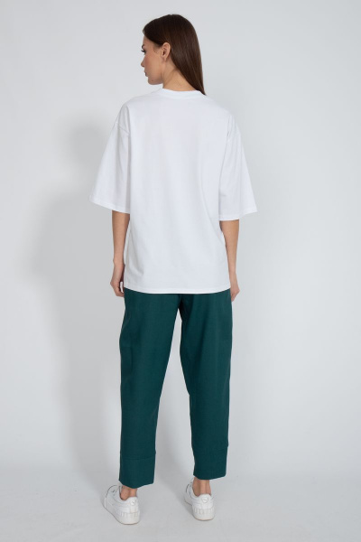 Футболка на каждый день с длинным рукавом из хлопка Kivviwear 4034.19 - фото 11