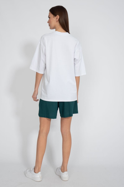 Футболка на каждый день с длинным рукавом из хлопка Kivviwear 4034.20 - фото 12