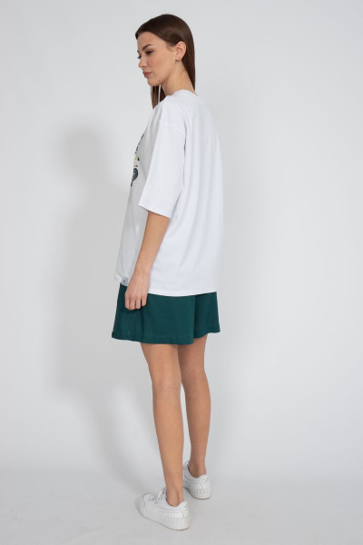 Футболка на каждый день с длинным рукавом из хлопка Kivviwear 4034.20 - фото 11