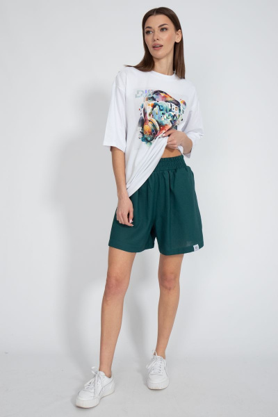 Футболка на каждый день с длинным рукавом из хлопка Kivviwear 4034.20 - фото 8