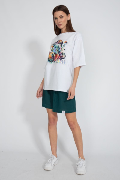 Футболка на каждый день с длинным рукавом из хлопка Kivviwear 4034.20 - фото 7