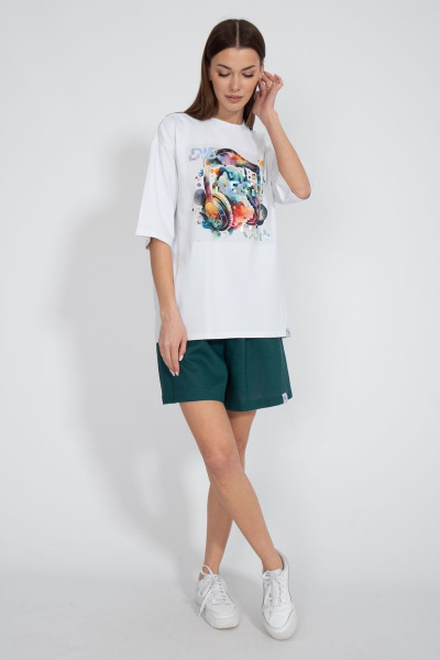 Футболка на каждый день с длинным рукавом из хлопка Kivviwear 4034.20 - фото 5